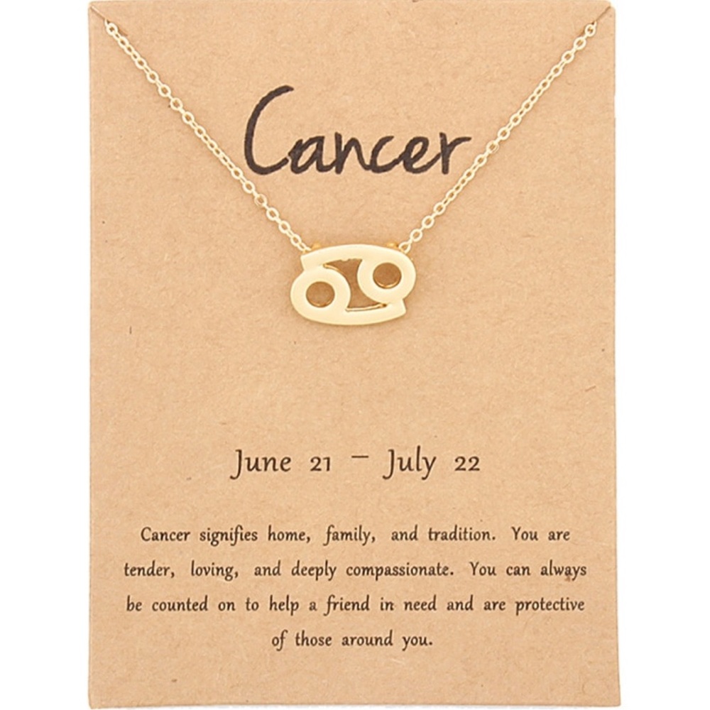 Zodiac Cancer ♋️ Necklace